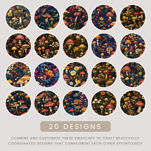 Load image into Gallery viewer, Mushroom Garden Digital Paper
