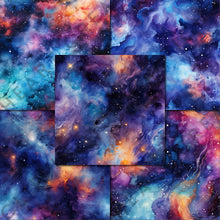 Load image into Gallery viewer, Watercolor Space Nebula Digital Papers
