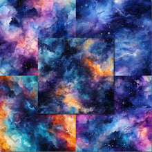 Load image into Gallery viewer, Watercolor Space Nebula Digital Papers
