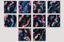 Load image into Gallery viewer, Neon Nebula Digital Papers
