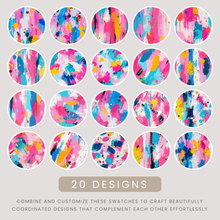 Load image into Gallery viewer, Paint Splatter Digital Papers
