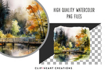 Load image into Gallery viewer, National Parks Watercolor Clipart Set
