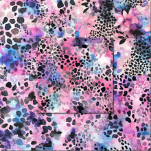 Load image into Gallery viewer, Watercolor Pastel Leopard Print Seamless Digital Papers
