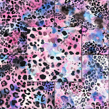 Load image into Gallery viewer, Watercolor Pastel Leopard Print Seamless Digital Papers
