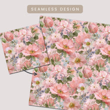Load image into Gallery viewer, Pink Florals Digital Paper Pack
