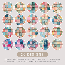 Load image into Gallery viewer, Pink Quilt Digital Papers
