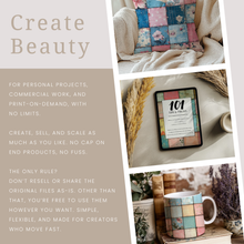 Load image into Gallery viewer, Pink Quilt Digital Papers

