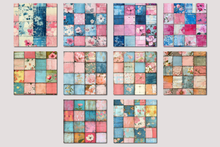 Load image into Gallery viewer, Pink Quilt Digital Papers
