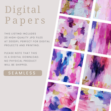 Load image into Gallery viewer, Purple Stucco Digital Papers
