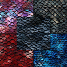 Load image into Gallery viewer, Dragon Scales Digital Papers
