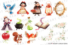 Load image into Gallery viewer, Story of Snow White Clipart
