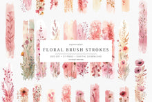 Load image into Gallery viewer, Soft Pink Floral Brush Strokes
