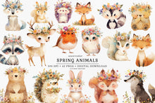 Load image into Gallery viewer, Spring Animals Clipart Collection
