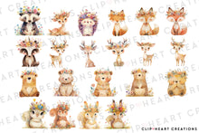 Load image into Gallery viewer, Spring Animals Clipart Collection
