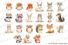 Load image into Gallery viewer, Spring Animals Clipart Collection
