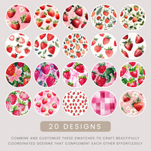 Load image into Gallery viewer, Strawberry Dreams  Digital Paper Pack
