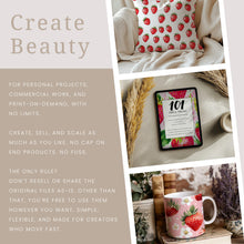 Load image into Gallery viewer, Strawberry Dreams  Digital Paper Pack
