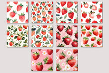 Load image into Gallery viewer, Strawberry Dreams  Digital Paper Pack
