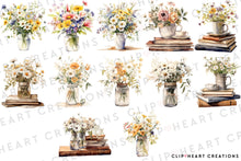 Load image into Gallery viewer, Wildflowers Clipart Collection
