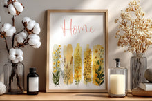 Load image into Gallery viewer, Yellow Floral Brush Strokes
