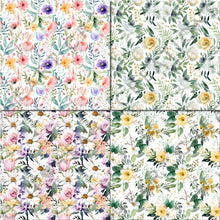 Load image into Gallery viewer, Spring Floral Watercolors Seamless Digital Papers

