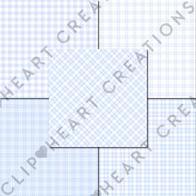 Load image into Gallery viewer, Buffalo Plaid Seamless Digital Papers - Baby Blue
