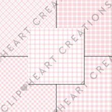 Load image into Gallery viewer, Buffalo Plaid Seamless Digital Papers - Baby Pink
