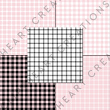 Load image into Gallery viewer, Buffalo Plaid Seamless Digital Papers - Baby Pink
