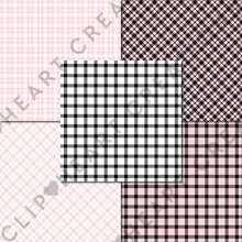 Load image into Gallery viewer, Buffalo Plaid Seamless Digital Papers - Baby Pink
