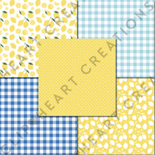 Load image into Gallery viewer, Lemon Seamless Digital Papers
