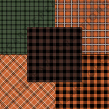 Load image into Gallery viewer, Buffalo Plaid Seamless Digital Papers - Fall
