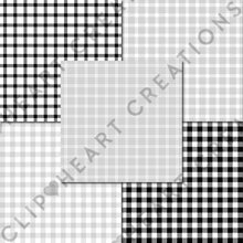 Load image into Gallery viewer, Buffalo Plaid Seamless Digital Papers - Grey
