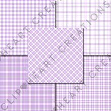 Load image into Gallery viewer, Buffalo Plaid Seamless Digital Papers - Lilac
