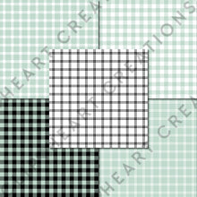 Load image into Gallery viewer, Buffalo Plaid Seamless Digital Papers - Mint
