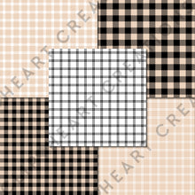 Load image into Gallery viewer, Buffalo Plaid Seamless Digital Papers - Neutral
