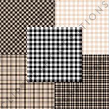 Load image into Gallery viewer, Buffalo Plaid Seamless Digital Papers - Neutral
