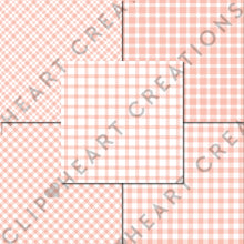 Load image into Gallery viewer, Buffalo Plaid Seamless Digital Papers - Peach
