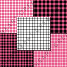 Load image into Gallery viewer, Buffalo Plaid Seamless Digital Papers - Raspberry
