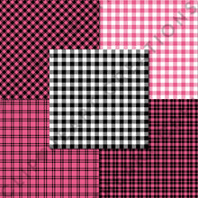 Load image into Gallery viewer, Buffalo Plaid Seamless Digital Papers - Raspberry
