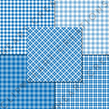 Load image into Gallery viewer, Buffalo Plaid Seamless Digital Papers - Royal Blue
