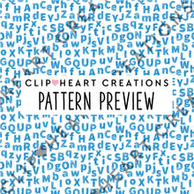Load image into Gallery viewer, 100 Chalk Alphabet Pattern Papers (Color)
