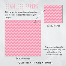 Load image into Gallery viewer, 100 Large Chevron Pattern Digital Papers (Tinted)
