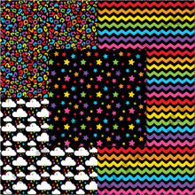 Load image into Gallery viewer, Rainbow Darks Seamless Digital Papers
