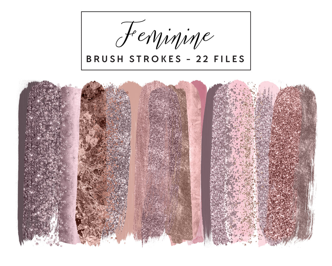 Feminine Brush Strokes