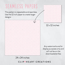 Load image into Gallery viewer, 100 Hearts Pattern Digital Papers (Color)
