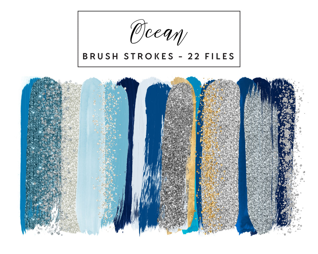 Ocean Brush Strokes