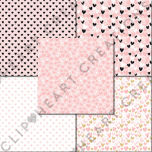 Load image into Gallery viewer, Valentines Day Blush Digital Papers
